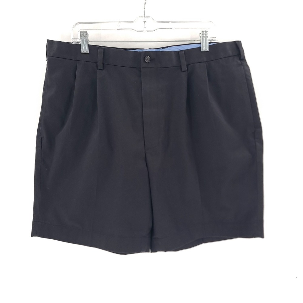 Brooks Brothers Shorts Mens Black 38 Golf Light Weight Advantage Chino Stretch